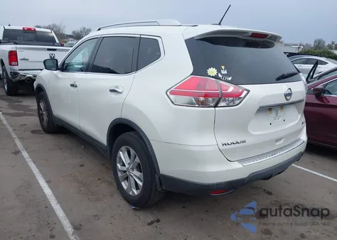 2016 Nissan Rogue Sv из США, поврежденный, VIN KNMAT2MV1GP603506